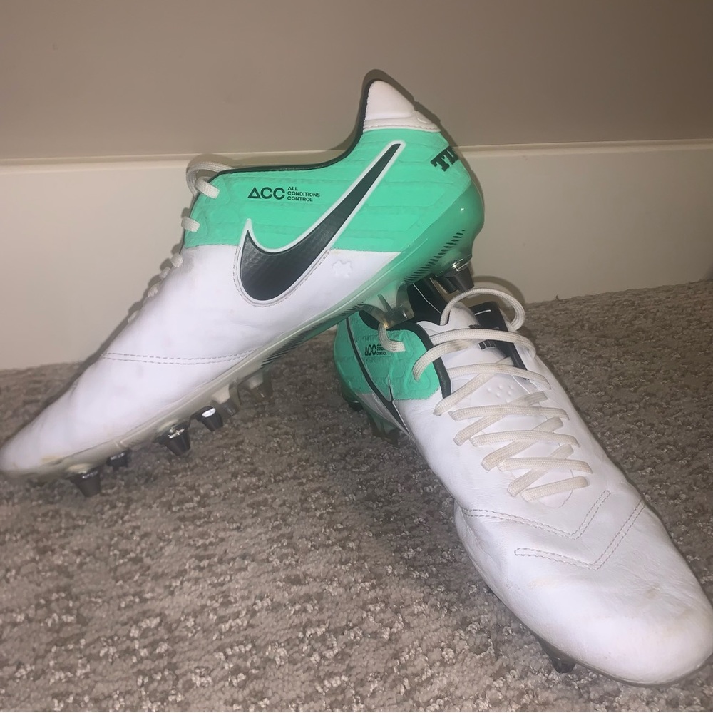 Nike Tiempo metal stud cleats